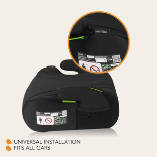Lionelo Luuk I-Size Booster Car Seat for Kids 22-36kg/125-150cm Black