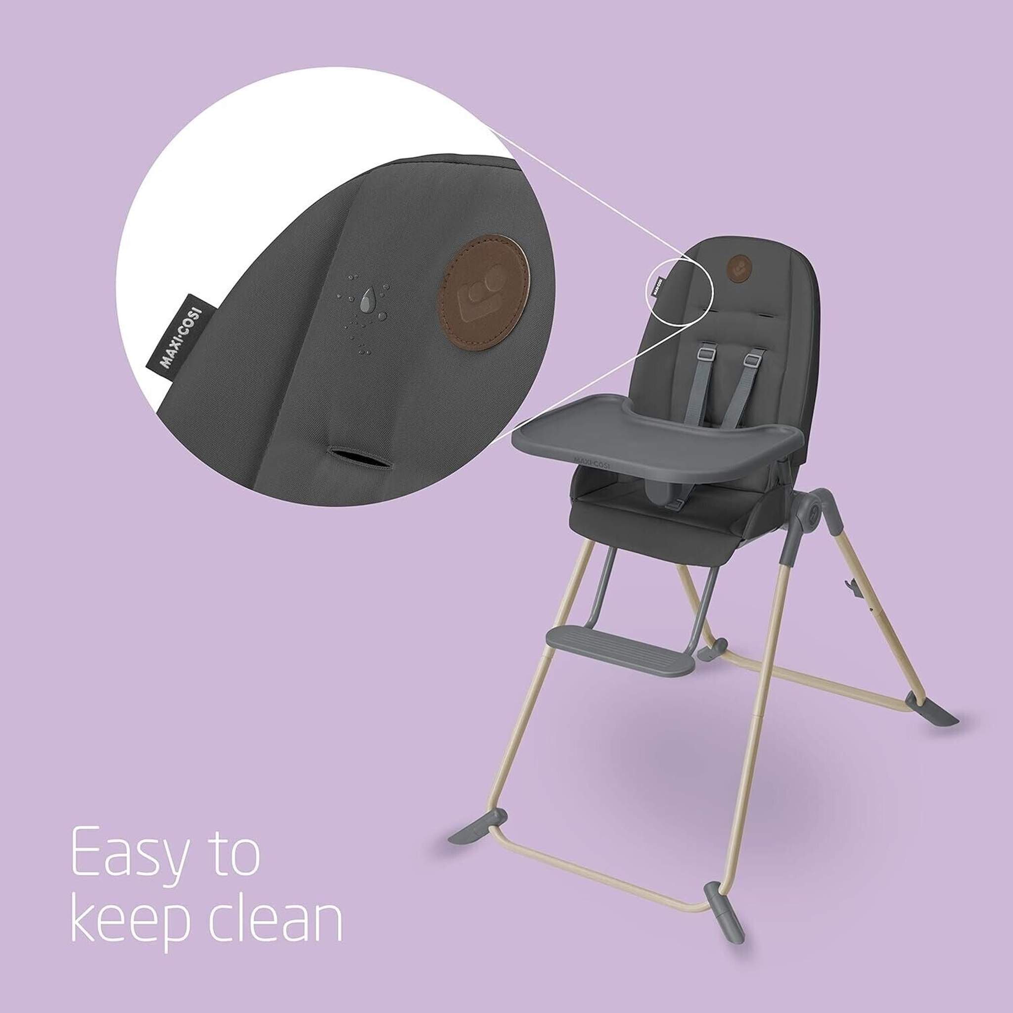 maxi cosi ava Maxi-Cosi Ava Baby Highchair with 3 Recline Positions Ultra-Compact Fold Light