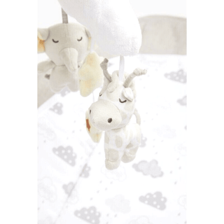 Mothercare Grey Cloud Wooden Baby Rocker Swing Suitable Approx. up to 9 months