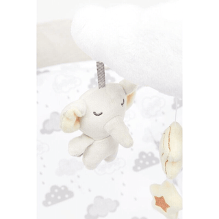 Mothercare Grey Cloud Wooden Baby Rocker Swing Suitable Approx. up to 9 months