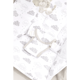 Mothercare Grey Cloud Wooden Baby Rocker Swing Suitable Approx. up to 9 months