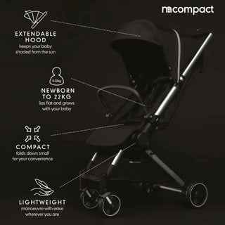 Mothercare MCompact Baby Travel Stroller Black