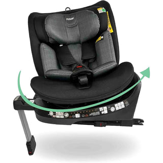 My Babiie 360 Spin Group 0+/1/2/3 i-Size Isofix Car Seat - Black Herringbone