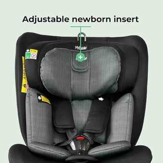 My Babiie 360 Spin Group 0+/1/2/3 i-Size Isofix Car Seat - Black Herringbone