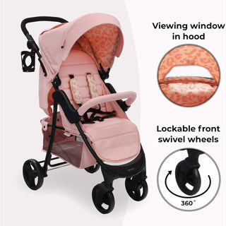 My Babiie MB30 Stroller - Pink Leopard
