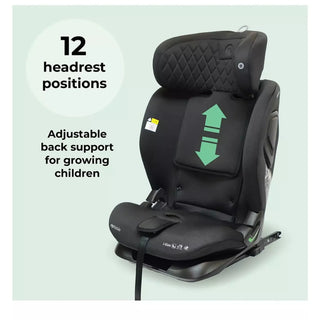 My Babiie MBCS123 i-Size 76-150cm Car Seat - Black
