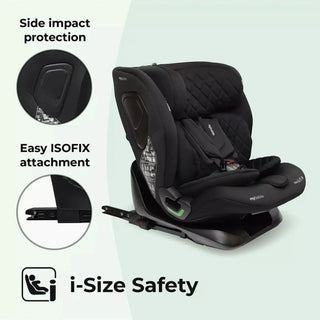 My Babiie MBCS123 i-Size 76-150cm Car Seat - Black