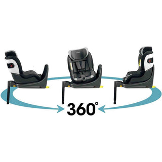 Peg Perego Primo Viaggio 360 Gr. 0+/1 i-Size Baby Infant ISOFIX Car Seat, Lunar