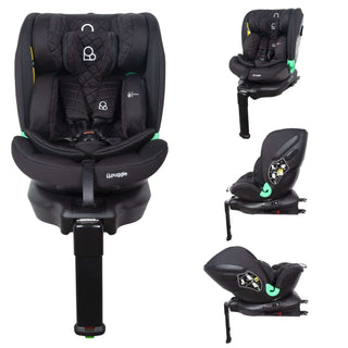 Puggle i-Size Ultimate Safe Max Car Seat 360° Rotate Group 0+/1/2/3 – Midnight B
