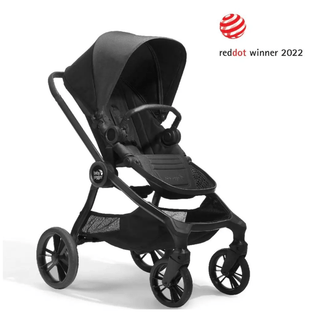 Baby Jogger City Sights Stroller – Compact 4-Wheel Pushchair for Birth to 22kg – Rich Black