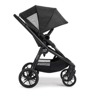 Baby Jogger City Sights Stroller – Compact 4-Wheel Pushchair for Birth to 22kg – Rich Black