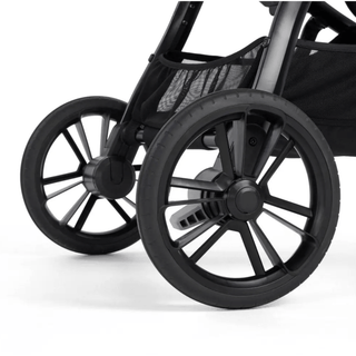 Baby Jogger City Sights Stroller – Compact 4-Wheel Pushchair for Birth to 22kg – Rich Black