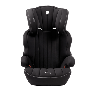Apramo Ostara Fix High Back Booster Car Seat, Group 2/3 3–12 Years – Black Platinum