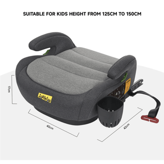 Jovikids OHHO + i-Size Car Seat Booster, ISOFIX for Group 2/3 from 3 to 12 Years