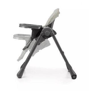 Kinderkraft Tummie, 2-in-1 Baby Hign Chair Bouncer Ergonomic Comfortable Grey