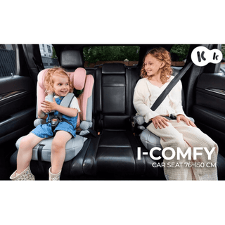 Kinderkraft I-COMFY i-Size Group 1/2/3 Car Seat - Pink