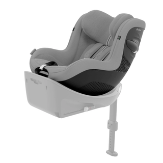 Cybex Sirona G i-Size Plus 360 Rotating Toddler Car Seat, Stone Grey