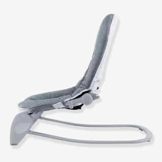 Chicco Hoopla Baby Bouncer – Grey | Adjustable Recline, Toy Bar, Folds Flat | Birth to 18kg