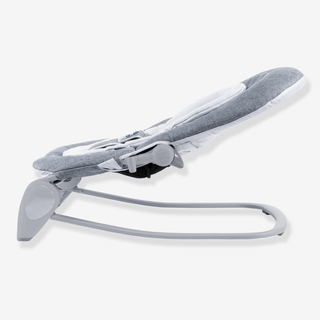 Chicco Hoopla Baby Bouncer – Grey | Adjustable Recline, Toy Bar, Folds Flat | Birth to 18kg