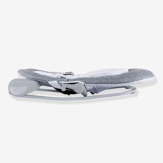 Chicco Hoopla Baby Bouncer – Grey | Adjustable Recline, Toy Bar, Folds Flat | Birth to 18kg