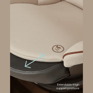 Silver Cross Discover i-Size with ISOFIX Child Baby Car Seat Booster - Almond