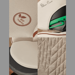 Silver Cross Discover i-Size with ISOFIX Child Baby Car Seat Booster - Almond