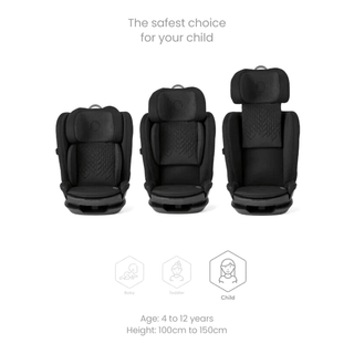 Silver Cross Discover i-Size with ISOFIX Child Baby Car Seat Booster - Space