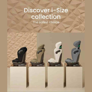 Silver Cross Discover i-Size with ISOFIX Child Baby Car Seat Booster - Almond