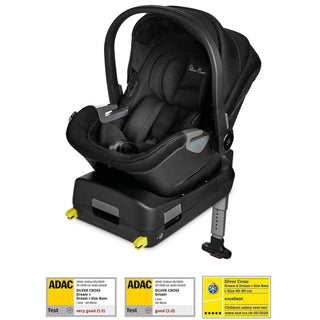 Silver Cross Dream i-Size Baby Carrier Baby Car Seat Travel Isofix Base - Space