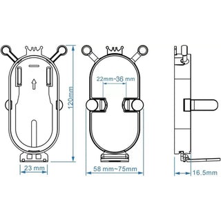 Simpletome Kids Electric Toothbrush Holder Wall Mounted Easy Adhesive, Pack of 2