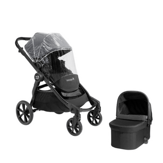 Baby Jogger City Select 2 Bundle – Stroller, Carrycot & Weather Shield – Radiant Slate