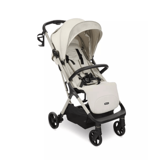 My Babiie MBX7 Ivory Compact Stroller – Lightweight, Auto-Fold, Birth to 22kg