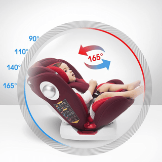 LETTAS 360° Rotation Baby Car Seat with Isofix, Group 0+/1/2/3 Birth to 12 Years