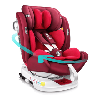 LETTAS 360° Rotation Baby Car Seat with Isofix, Group 0+/1/2/3 Birth to 12 Years