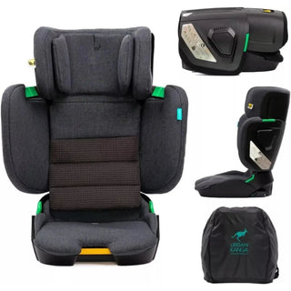 Urban Kanga Wallaroo Car Seat Booster Portable & Foldable ISOFIX i-Size, Gr. 2/3