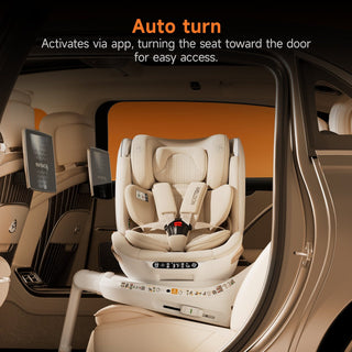 Welldon Smart Turn Lux Electric Car Seat – Ivory