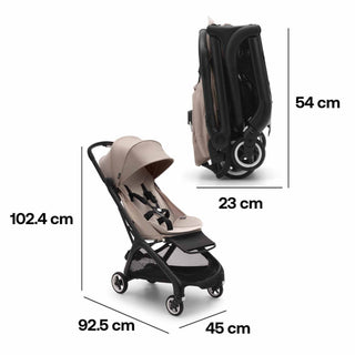 Bugaboo Butterfly Pushchair Ultra Compact City Stroller - Desert Taupe