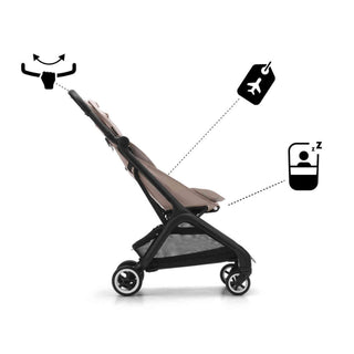 Bugaboo Butterfly Pushchair Ultra Compact City Stroller - Desert Taupe