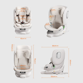 Welldon Smart Turn Air Electric Car Seat – Ivory