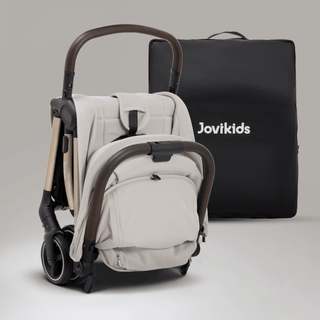 JoviKids Ayla Pushchair Lightweight, Compact & Travel-Friendly - Beige