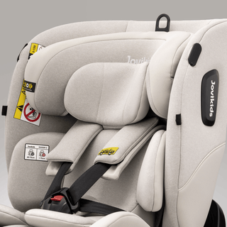 JoviKids Ranger 2 i-Size Car Seat with Leg Extension Cushion - Milkstone