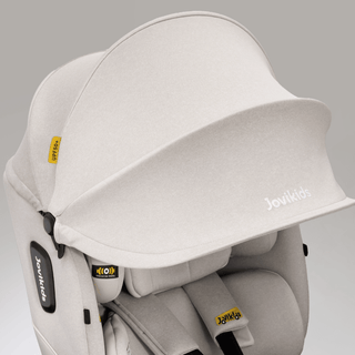 JoviKids Ranger 2 i-Size Car Seat with Leg Extension Cushion - Milkstone