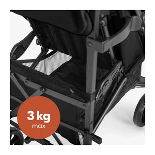 Hauck Fold N Care Pushchair – Black Lightweight Travel Stroller