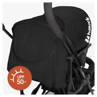 Hauck Fold N Care Black pushchair – UPF 50+ sun canopy
