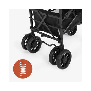 Hauck Fold N Care Pushchair – Black Lightweight Travel Stroller