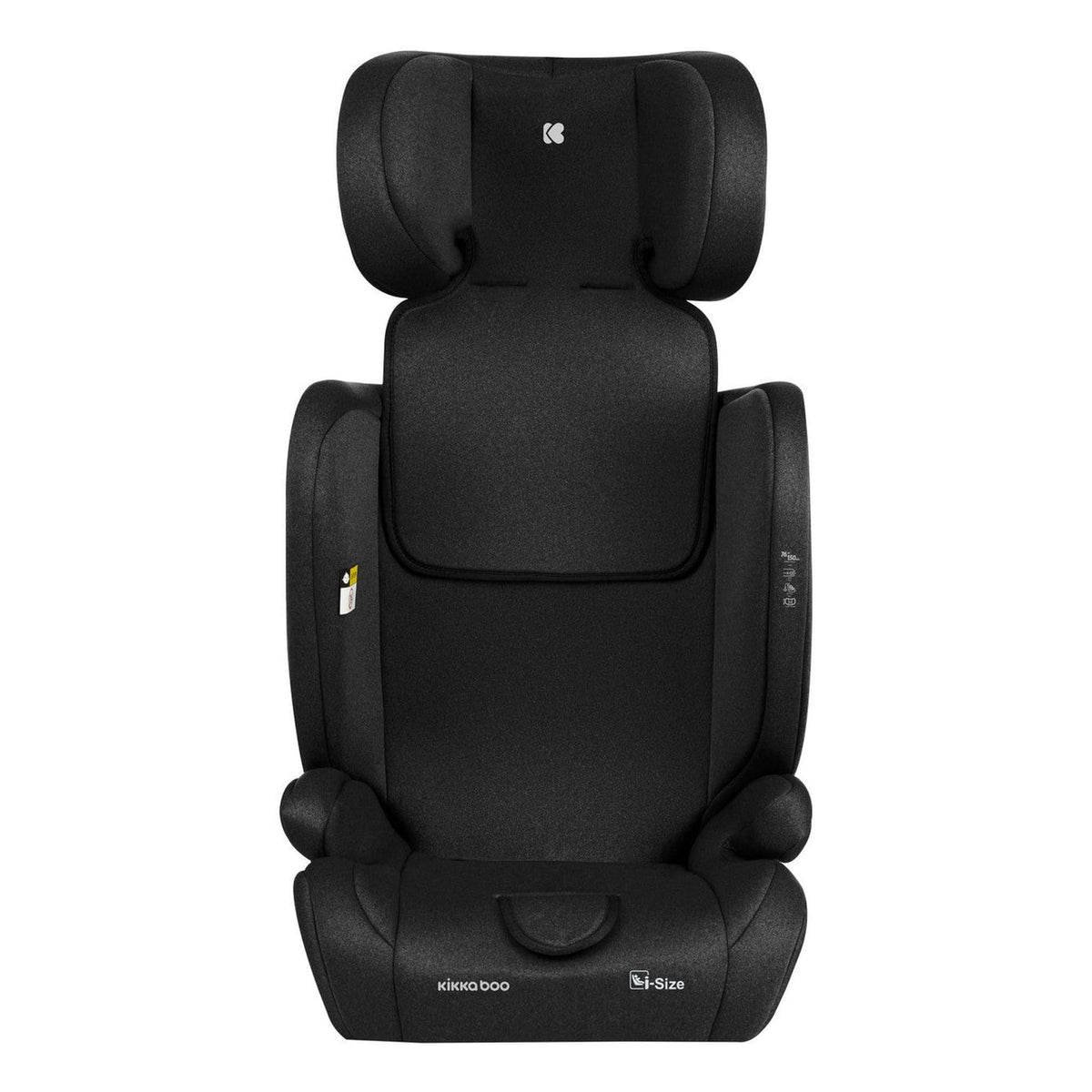 KikkaBoo i-Cross i-Size Car seat ISOFIX 76-150 cm Black – booster mode
