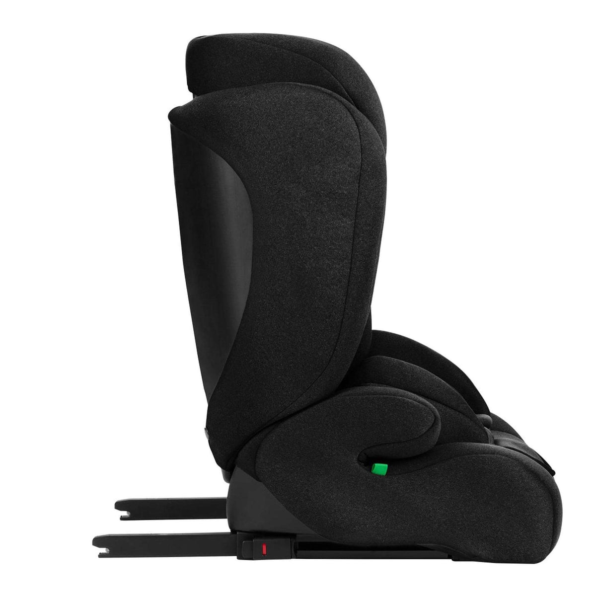 KikkaBoo i-Cross i-Size Car seat ISOFIX 76-150 cm Black – side view