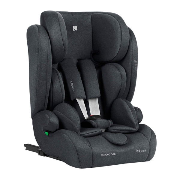 KikkaBoo i-Cross i-Size Car seat ISOFIX 76-150 cm Dark Grey
