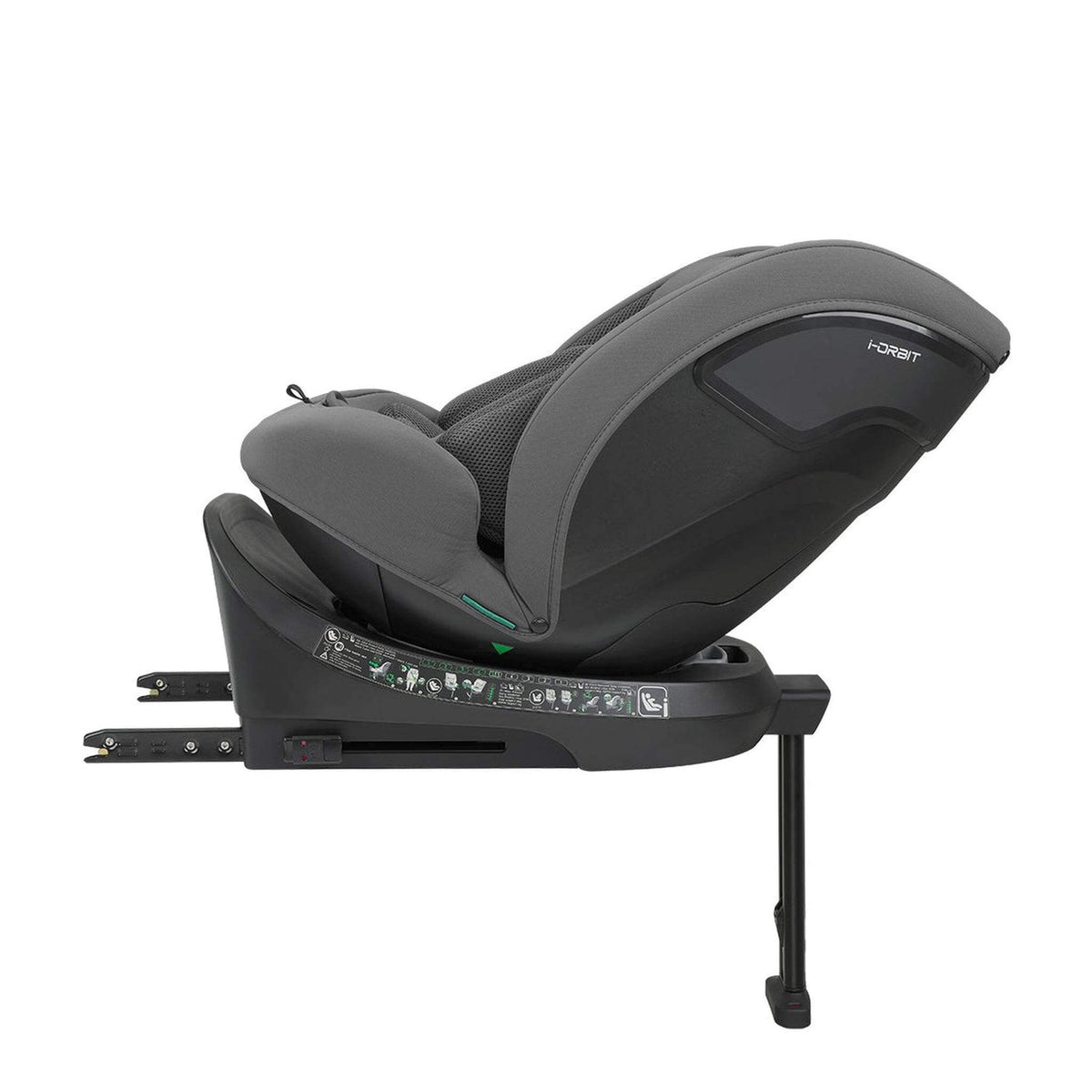 KikkaBoo i-Orbit i-Size Car seat ISOFIX 40-150cm Dark Grey 2025 – rear-facing, reclined