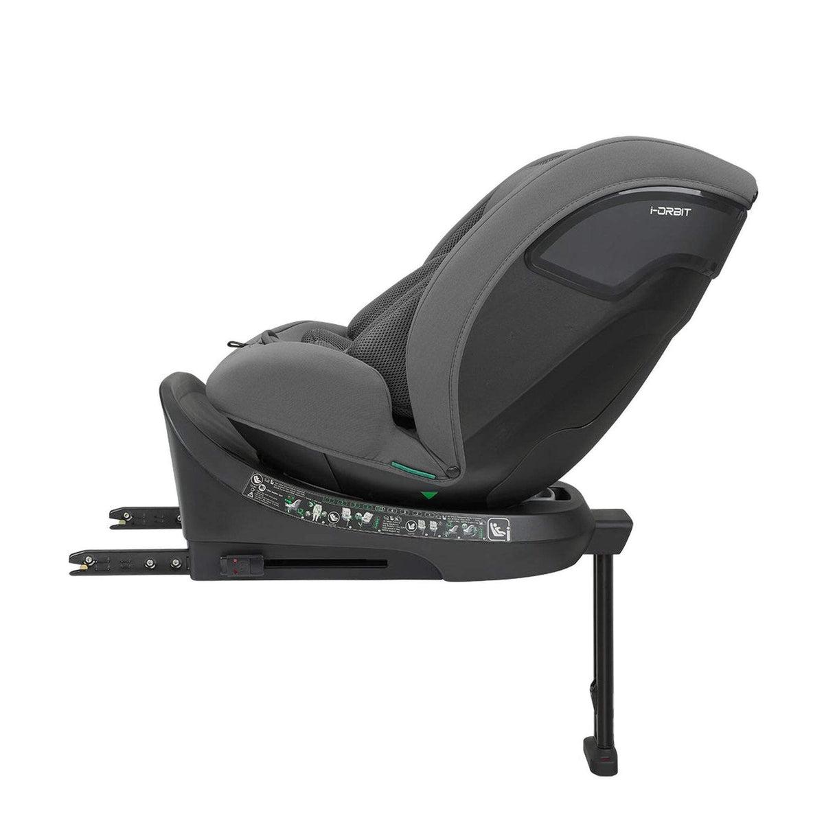 KikkaBoo i-Orbit i-Size Car seat ISOFIX 40-150cm Dark Grey 2025 – rear-facing, fully reclined
